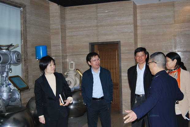 嘉定區社工委書記葛影敏視察滬工閥門(2)