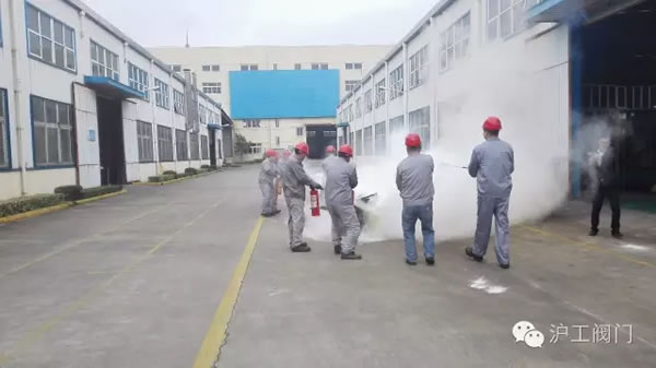 上海滬工閥門廠11月9日全國消防日安全消防演練活動(dòng) 圖5